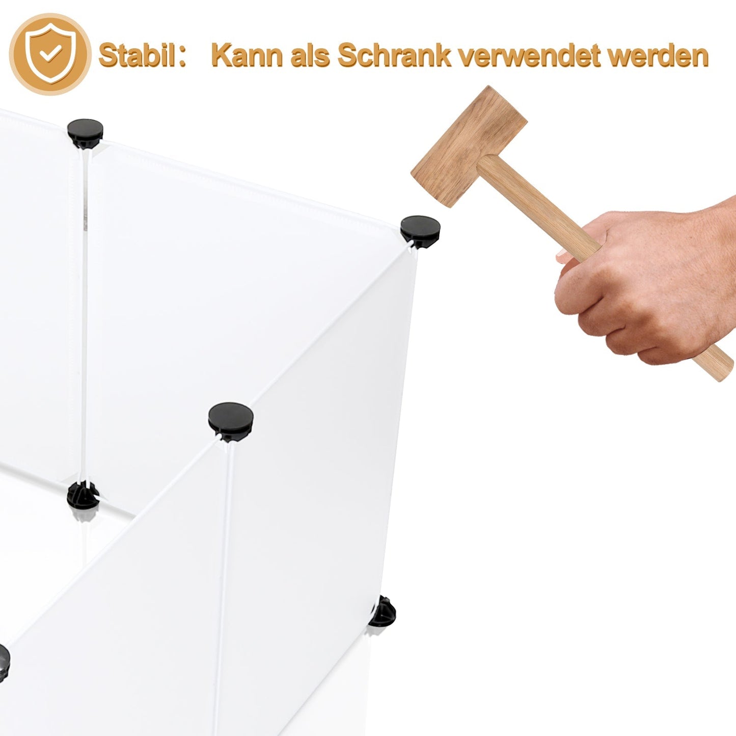 Freilaufgehege Kunststoff für Kleintiere 12 Stück