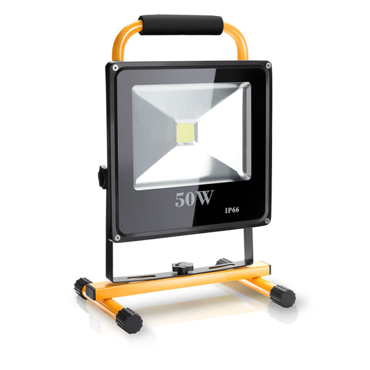 Led Baustrahler Akku Strahler IP66 Kaltweiß