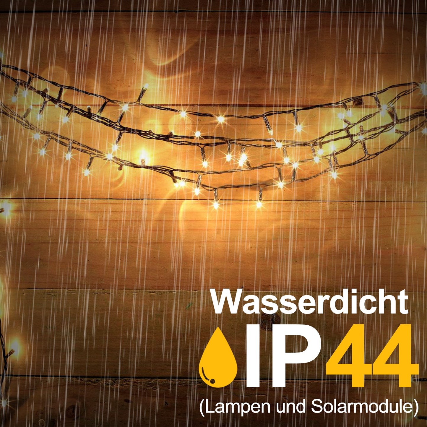 Solar Lichterkette mit Fernbedienung 30m-100m