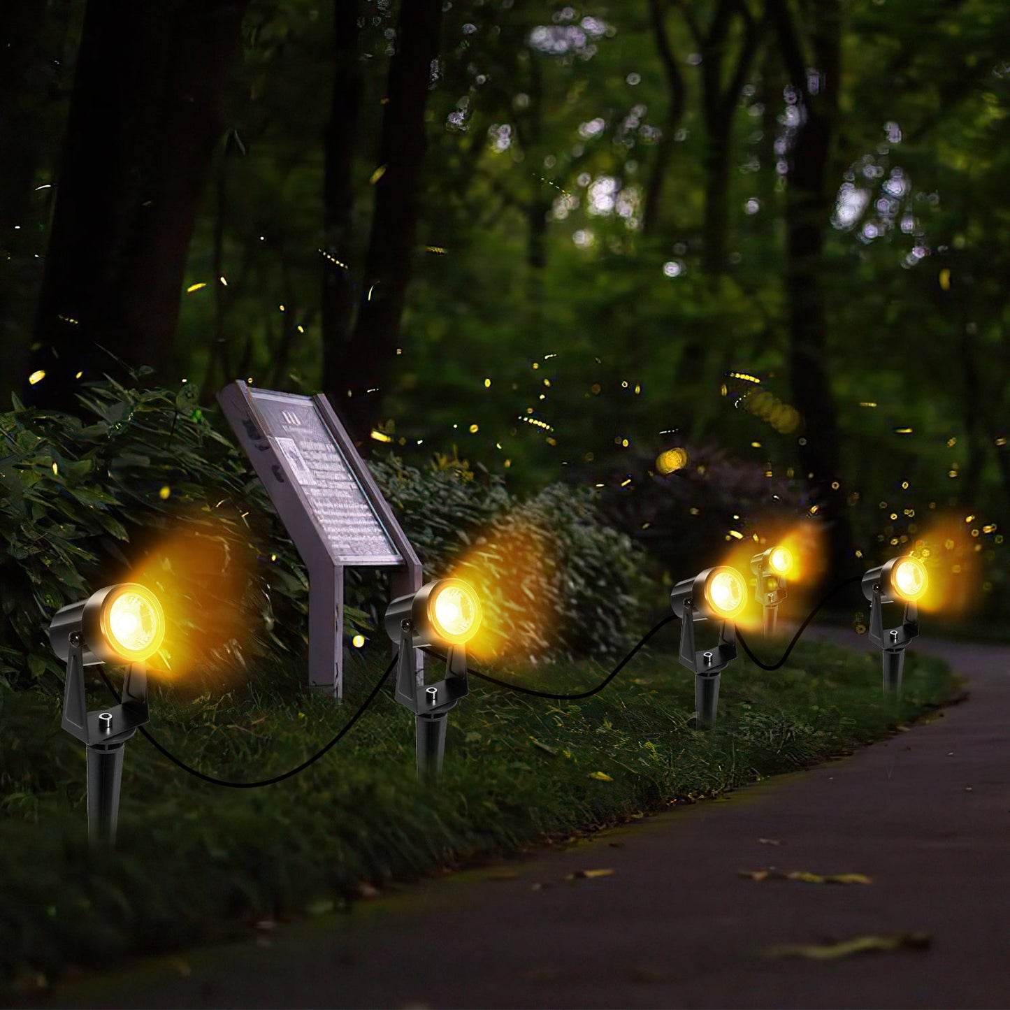 LED Gartenbeleuchtung Gartenleuchte Warmweiß IP65 6er Set