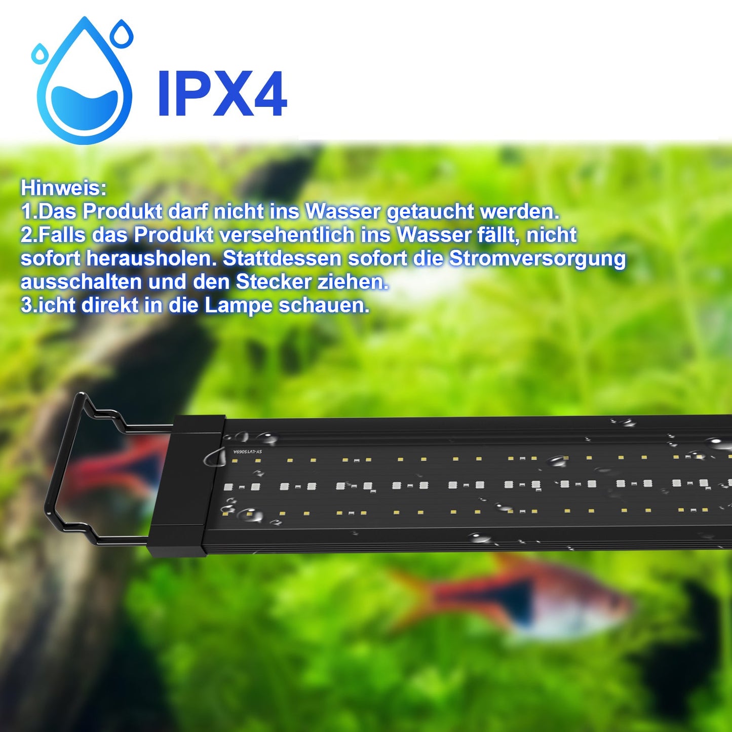 LED Aquarium Beleuchtung  24/7 Modus mit Zeitschaltung