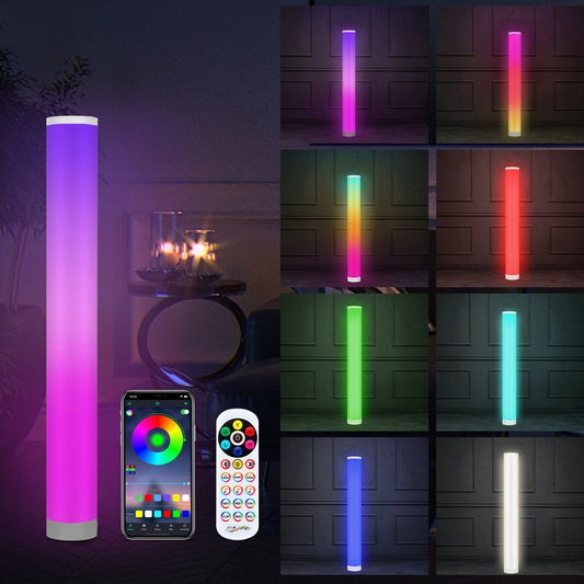 2X LED Stehlampe RGB Dimmbar mit Fernbedienung 6W