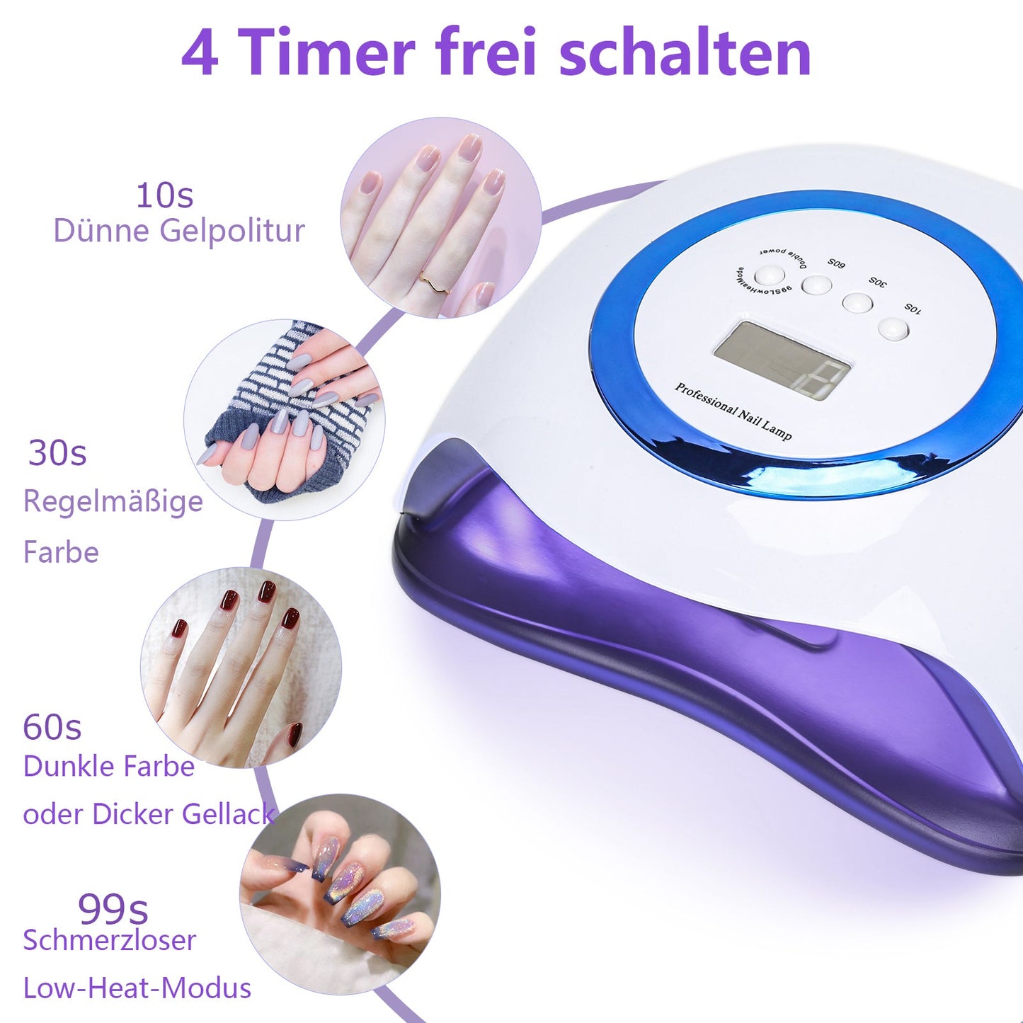 LED Nagel Lampe UV Nageltrockner