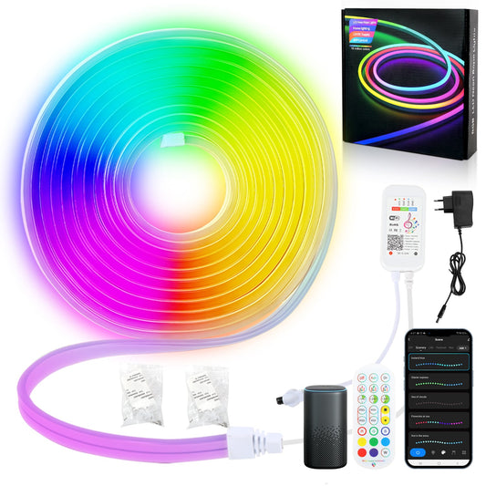 Neon LED Streifen Lichtschlauch Außen 2-10M