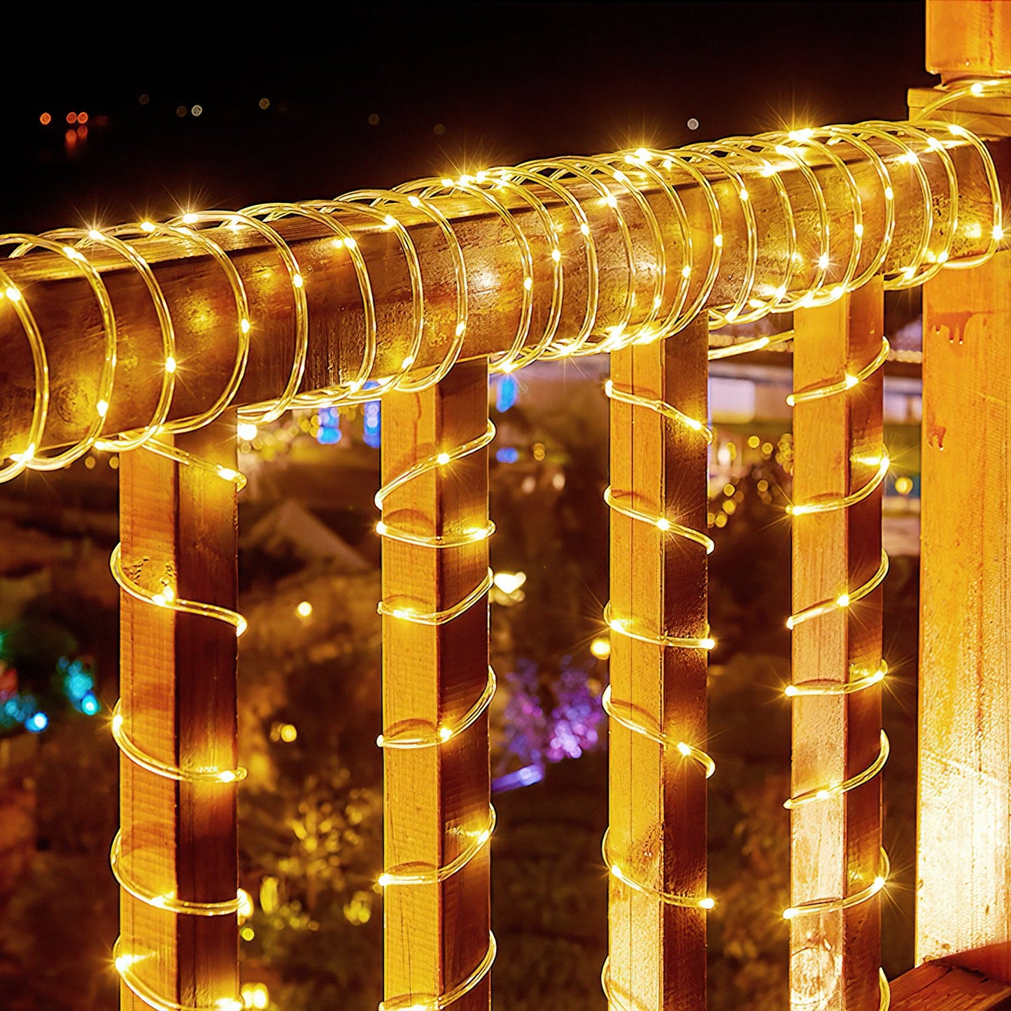 LED Lichterschlauch Aussen mit Fernbedienung und Timer