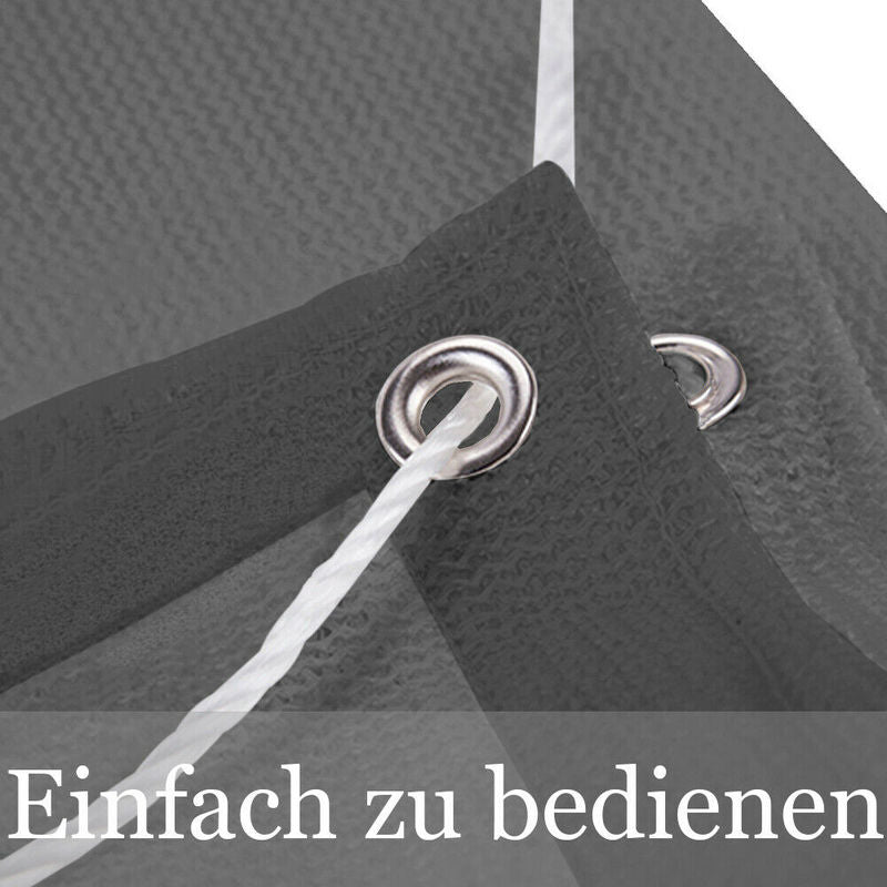 0.75*6m/ 0.9*6M HDPE Balkonnetz Anthrazit/ Grau