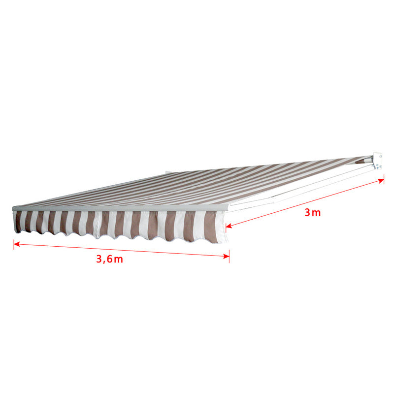 Halbe Kassettenmarkise 3.6*3M Beige