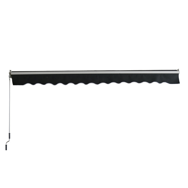 Halbe Kassettenmarkise 3*2.5M Dunkelgrau