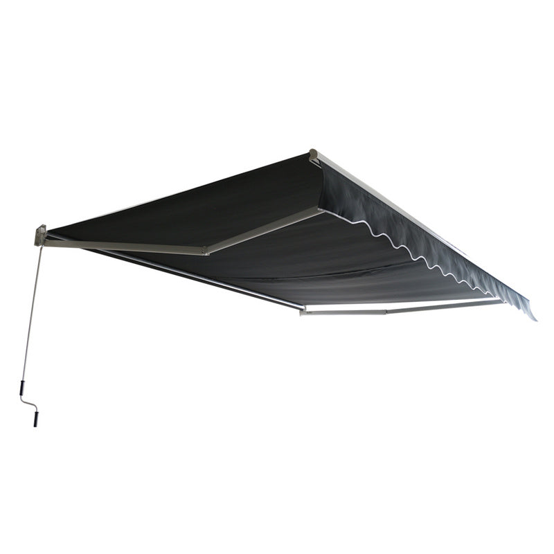 Halbe Kassettenmarkise 3*2.5M Dunkelgrau