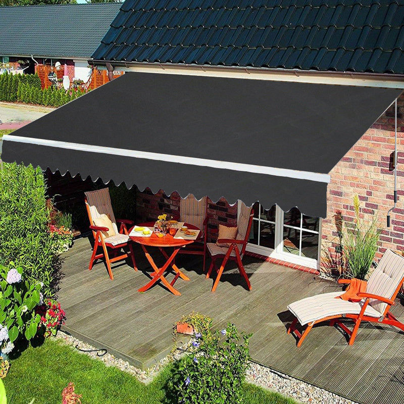 Halbe Kassettenmarkise 3*2.5M Dunkelgrau