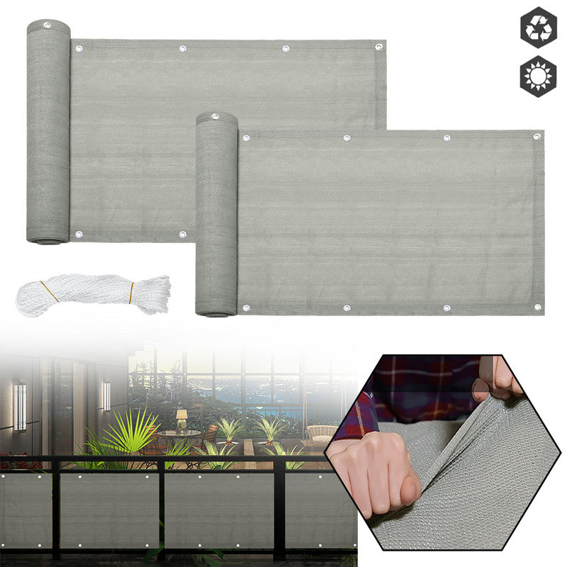 0.75*6m/ 0.9*6M HDPE Balkonnetz Anthrazit/ Grau