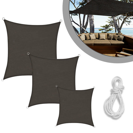 3x3 m/ 4x4 m Sonnensegel Anthrazit