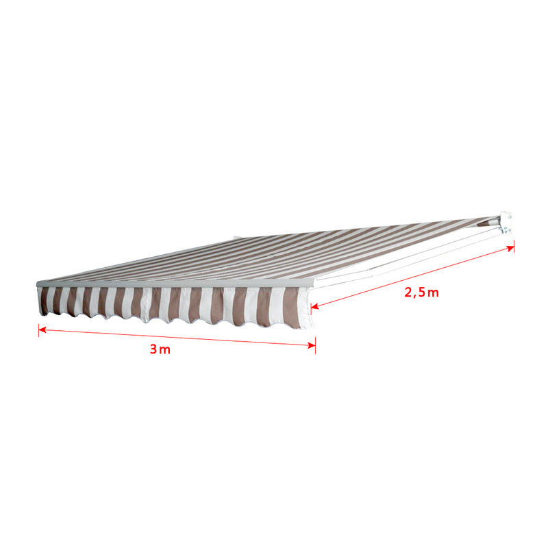 Halbe Kassettenmarkise 3*2.5M Beige